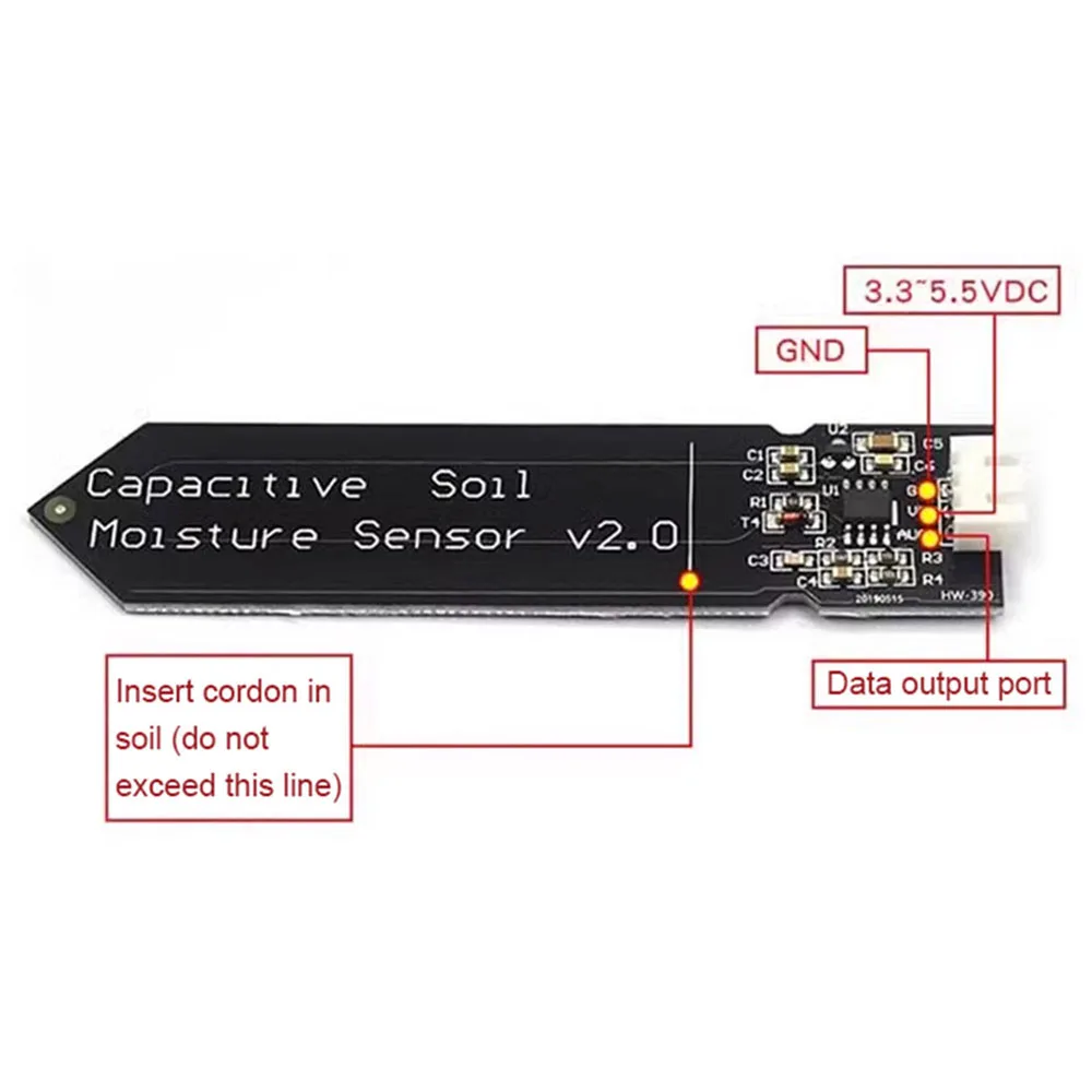 5/10PCS Kapazitives Bodenfeuch – Sensor Kit Arduino Bewertung und Preis