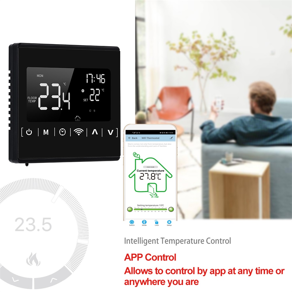 110V 220V Boden Erwärmung Zimm – Wifi Thermostat Bewertung und Preis